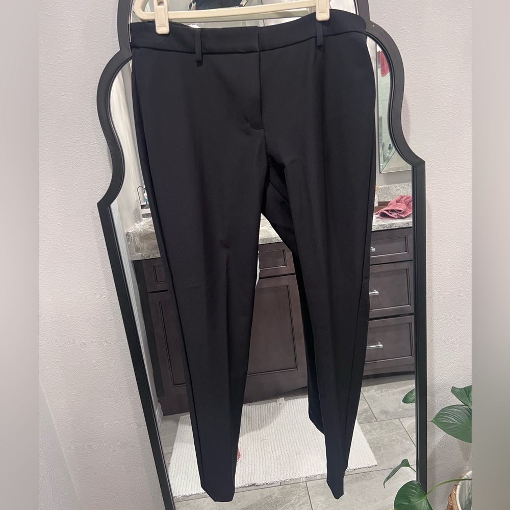 Express | Editor Skinny Classic Black Mid Rise Pant